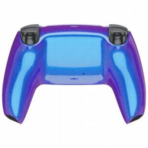 Glossy Chameleon Blue Purple Back Shell für PS5 Controller