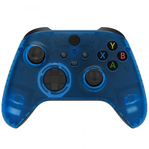 Clear Blue Front Shell For Xbox Series XS Controller