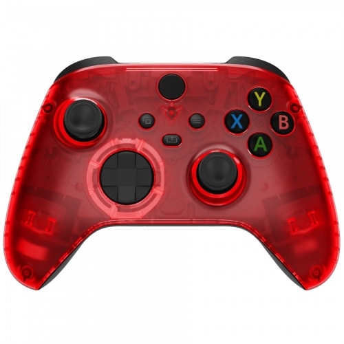 Clear Red Front Shell For Xbox Series XS Controller