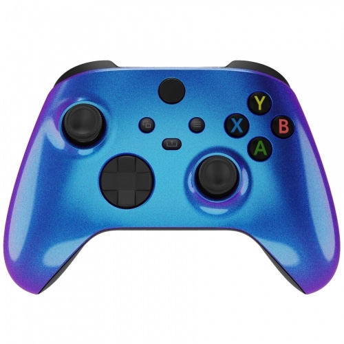 Glossy Chameleon Blue Purple Front Shell For Xbox Series XS Controller