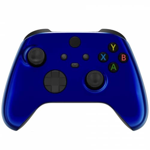 Glossy Chrome Blue Front Shell For Xbox Series XS Controller
