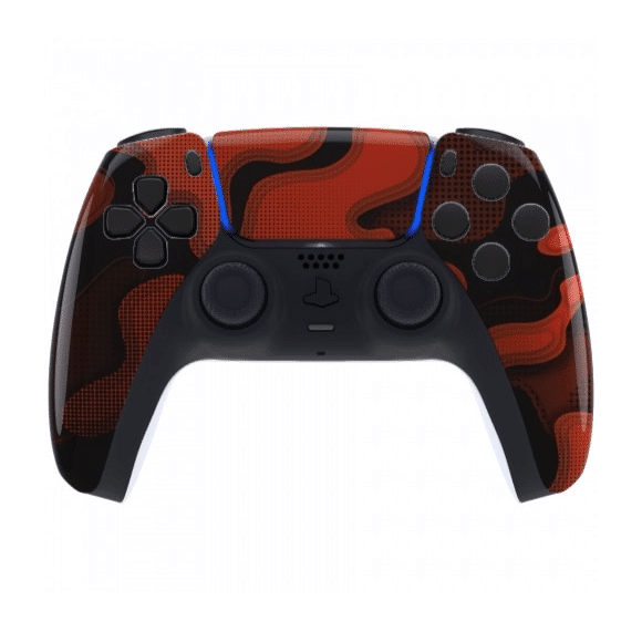 PS5 Controller inspiration red black