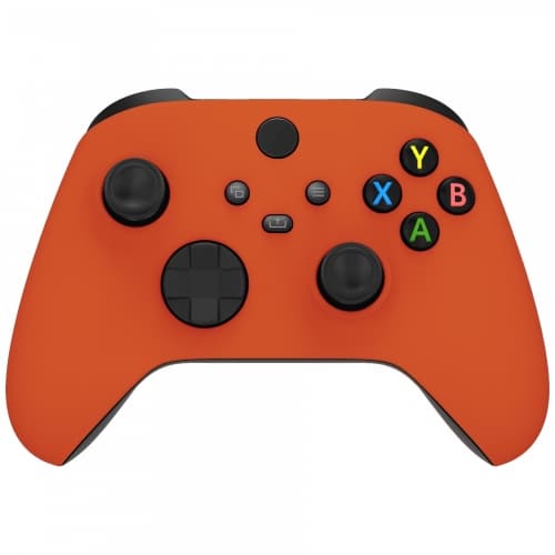 Soft Touch Bright Orange Front Shell For Xbox Series XS Controller