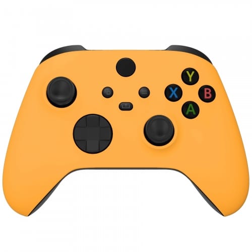 Soft Touch Caution Yellow Front Shell For Xbox Series XS Controller