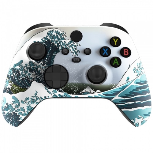 Soft Touch Great Wave Kanagawa Front Shell For Xbox Series XS Controller