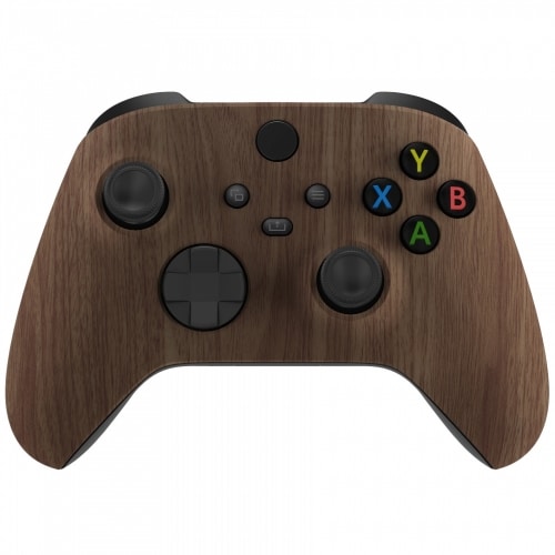 Soft Touch Wooden Grain Front Shell For Xbox Series XS Controller